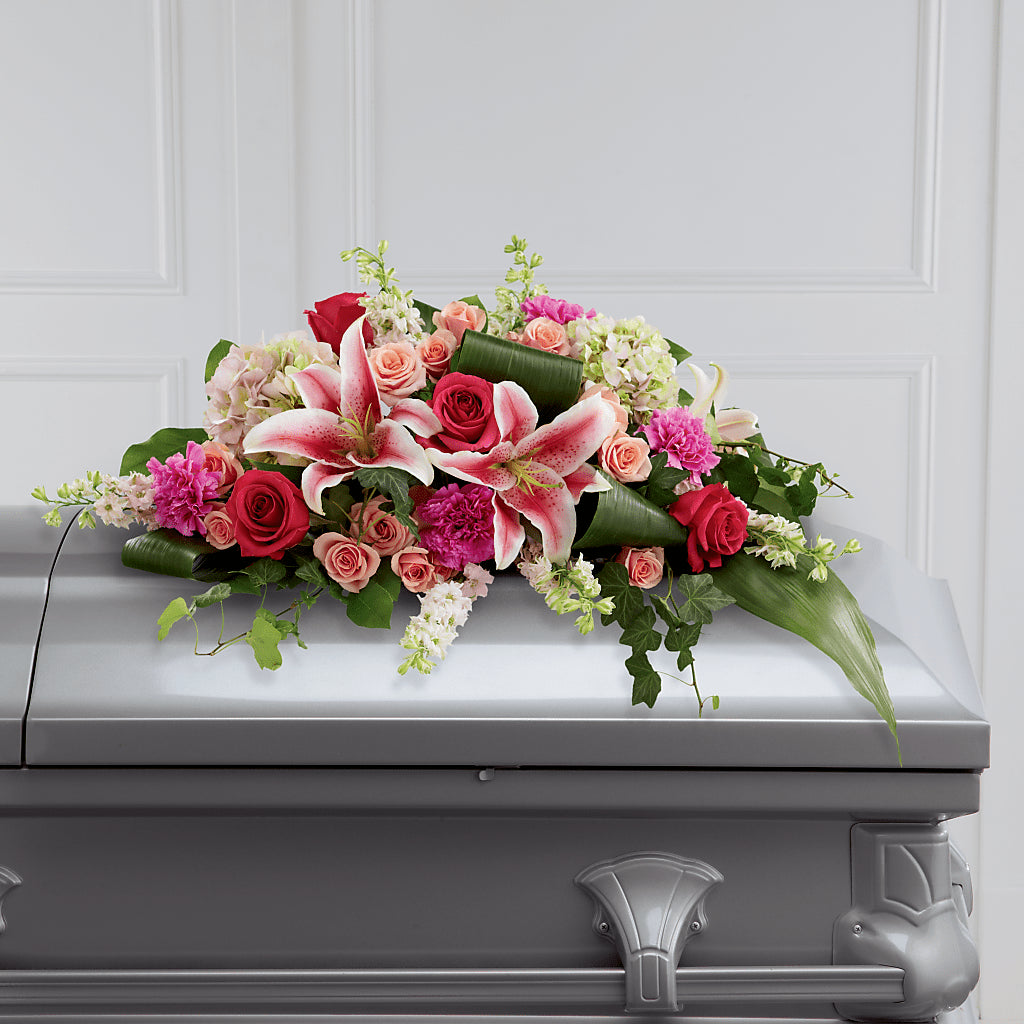 Splendid Grace Casket Spray – Seminole Florist, Seminole FL