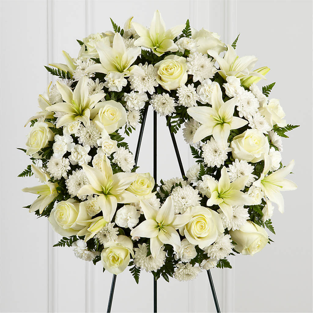 Treasured Tribute Wreath – Seminole Florist, Seminole FL