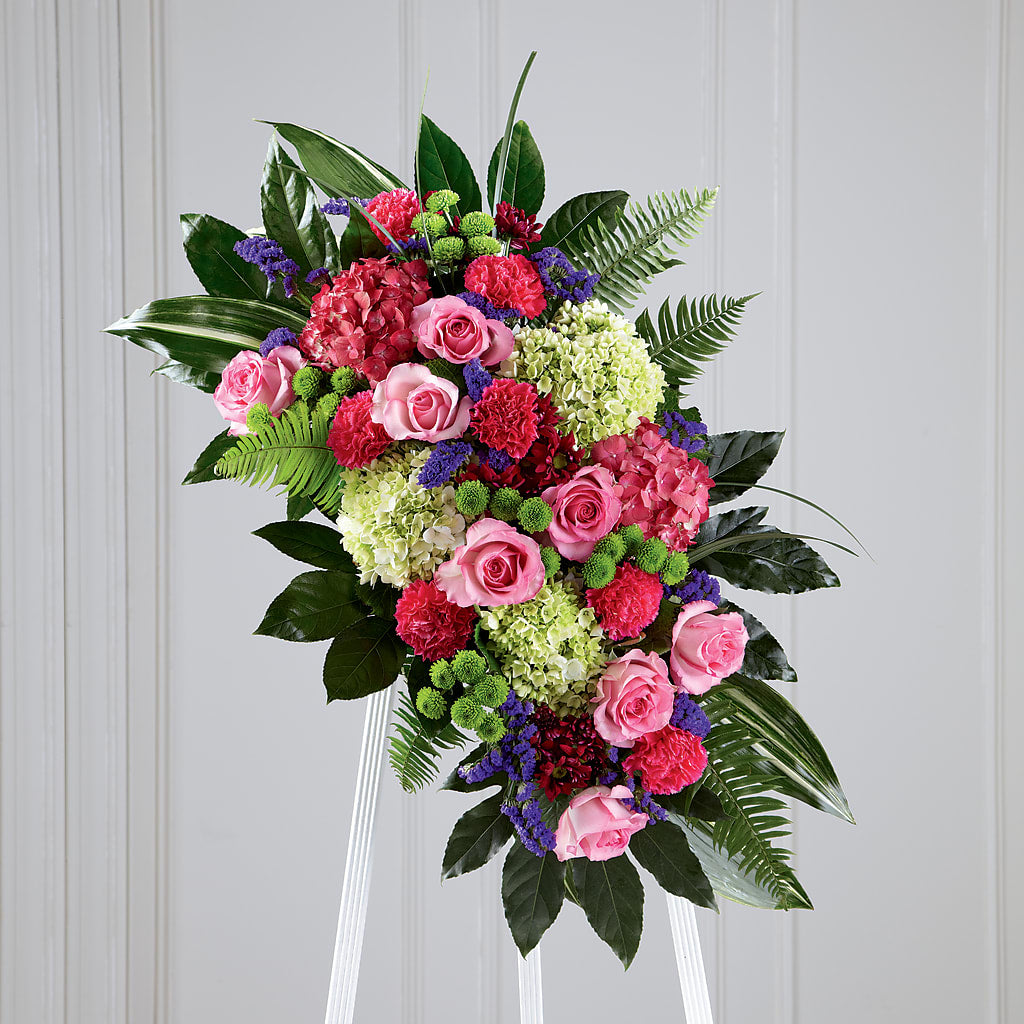 Refreshing Mix Standing Spray – Seminole Florist, Seminole FL
