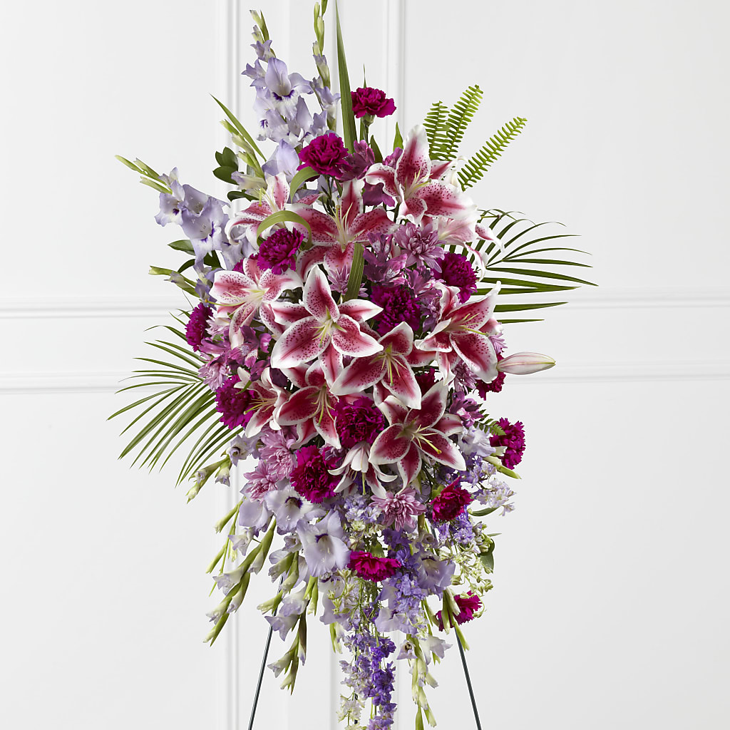 Tender Touch Standing Spray – Seminole Florist, Seminole FL