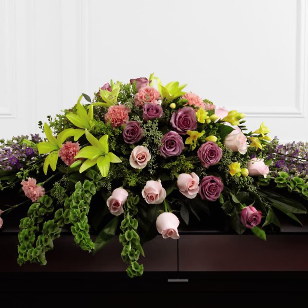 Forever Beloved Casket Spray – Seminole Florist, Seminole FL