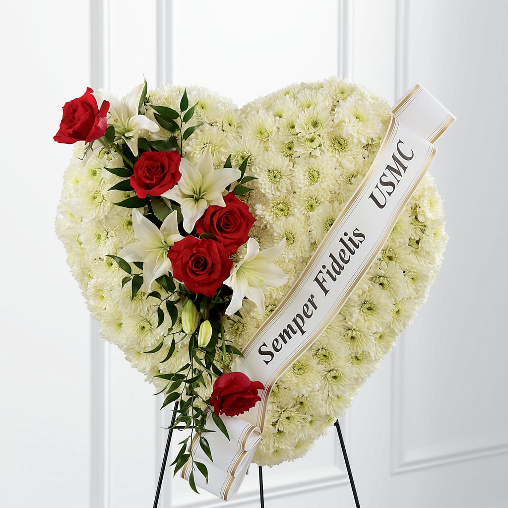 Heartfelt Hero Standing Heart – Seminole Florist, Seminole FL
