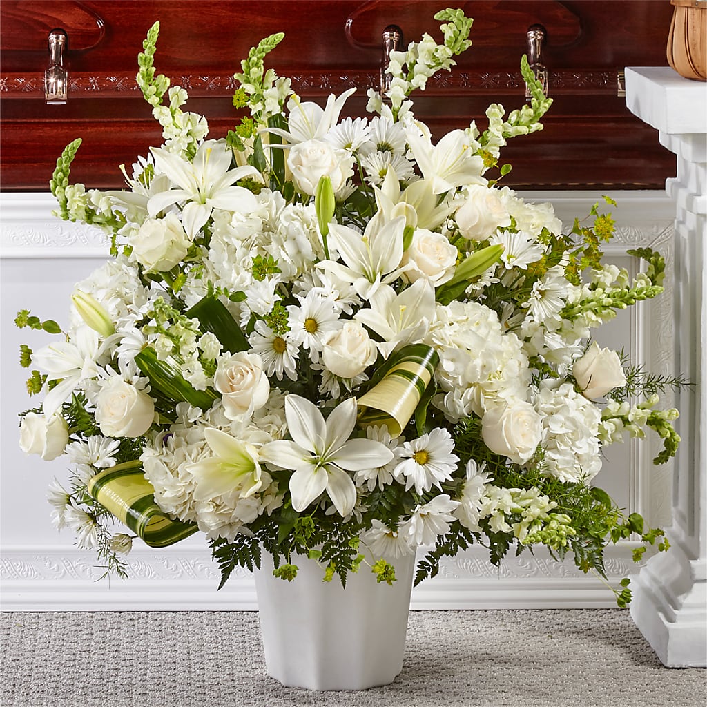 Thoughts of Tranquility Floor Basket – Seminole Florist, Seminole FL