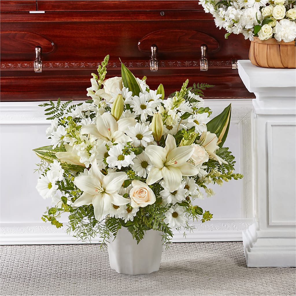 Thoughts of Tranquility Floor Basket – Seminole Florist, Seminole FL