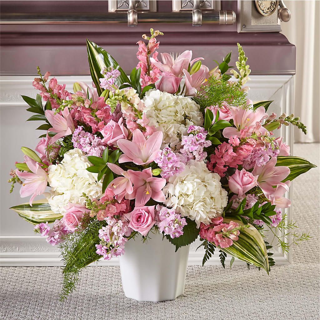 Simply Serene Floor Basket – Seminole Florist, Seminole FL
