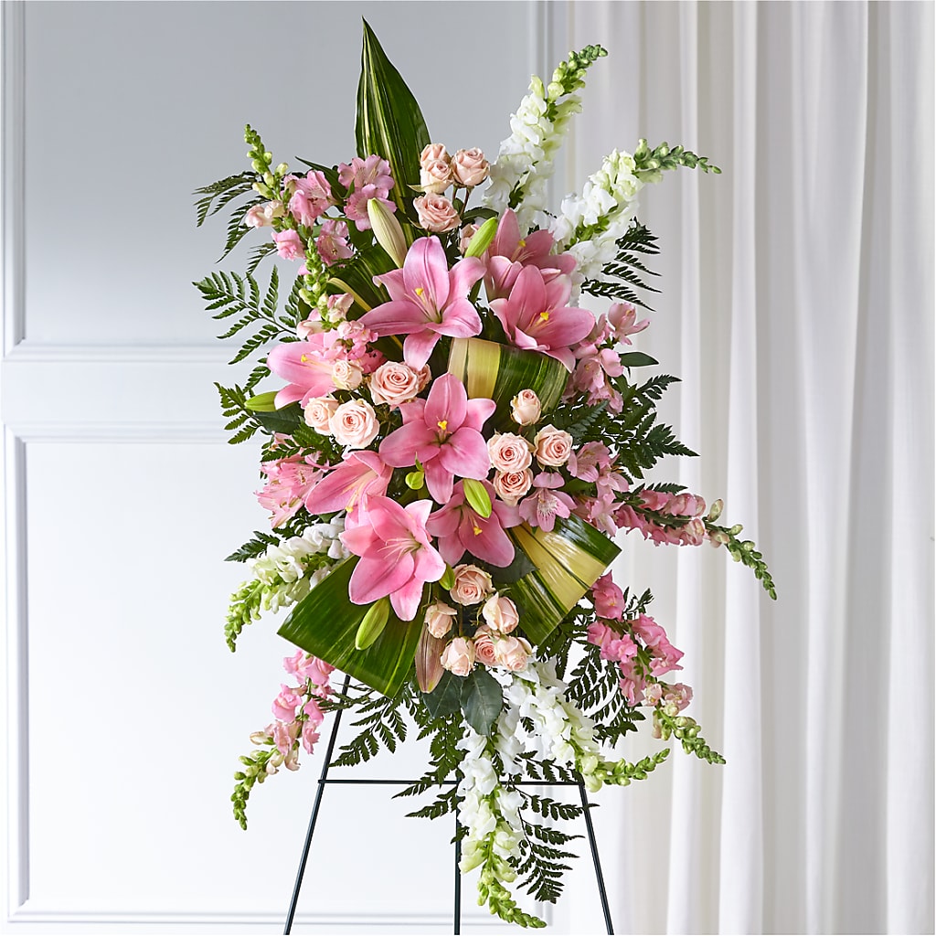 Elegant Embrace Standing Spray – Seminole Florist, Seminole FL