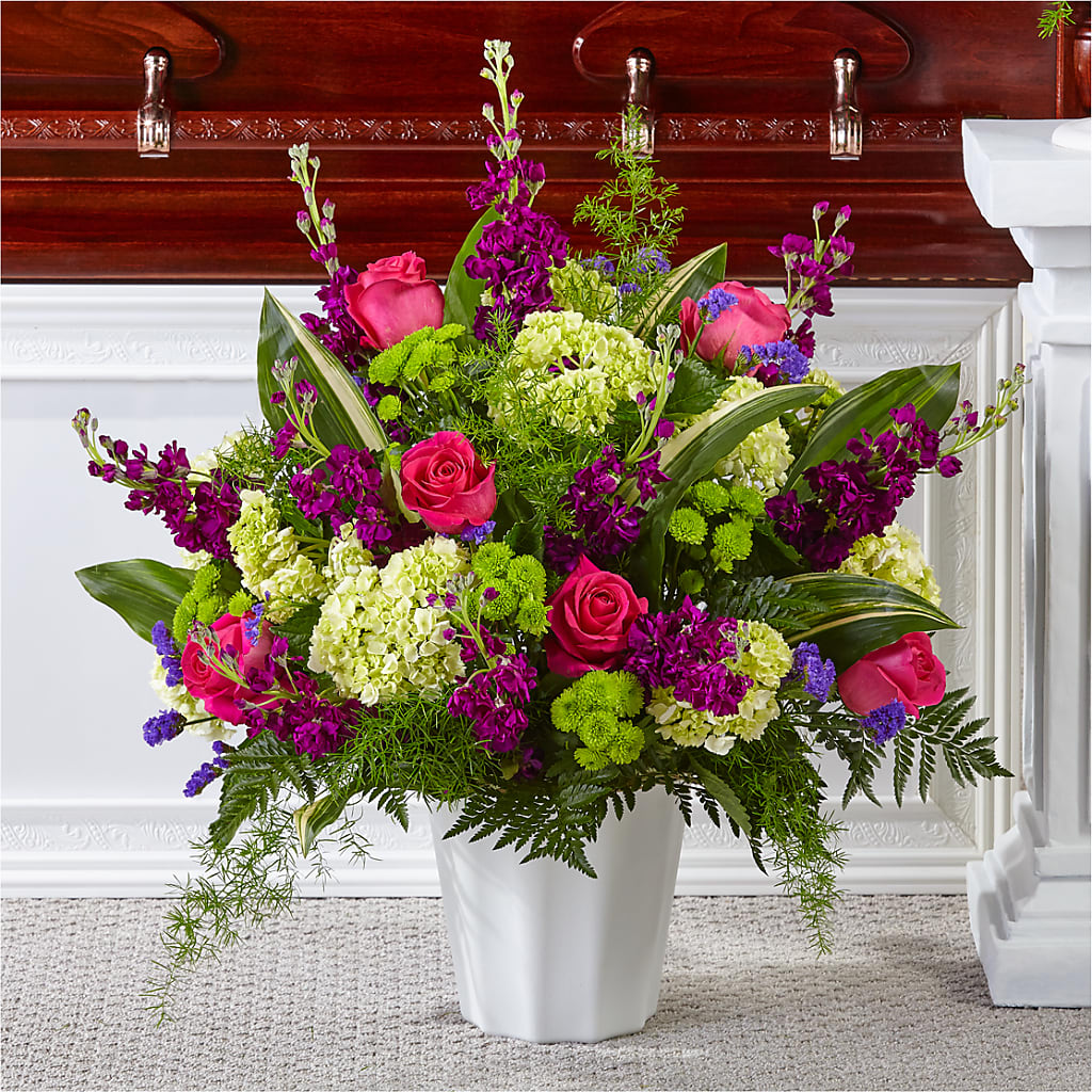 Beautiful Horizons Floor Basket – Seminole Florist, Seminole FL