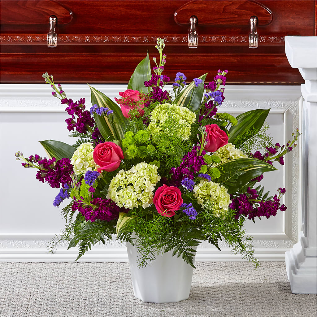 Beautiful Horizons Floor Basket – Seminole Florist, Seminole FL