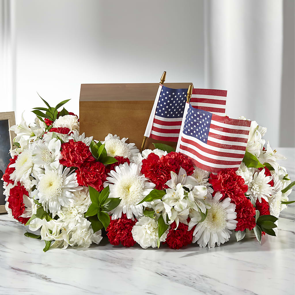 Spirit of Patriotism Cremation Adornment – Seminole Florist, Seminole FL