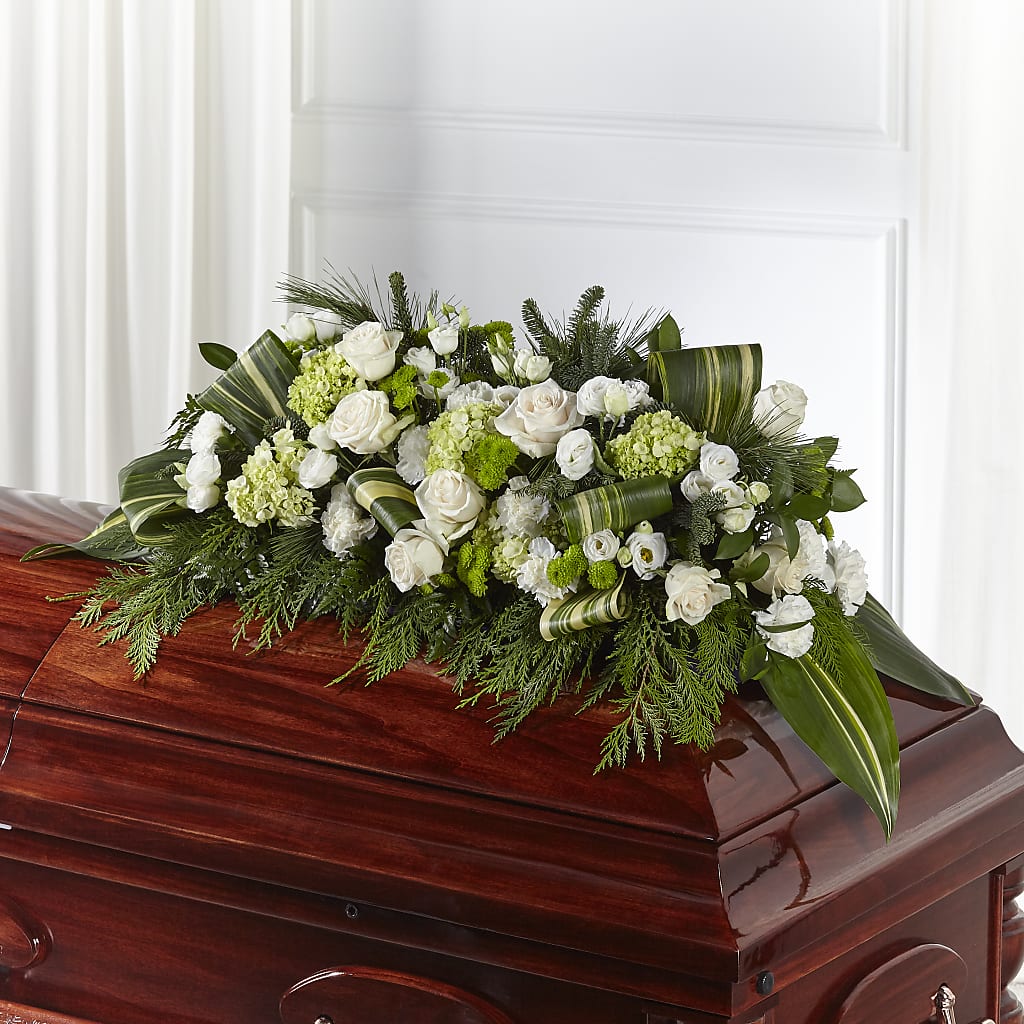 Hopeful Gesture Casket Spray – Seminole Florist, Seminole FL