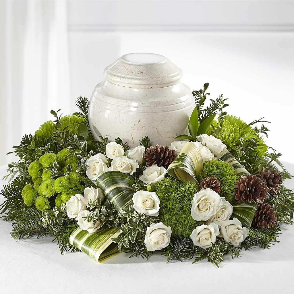 Precious Evergreen Cremation Adornment – Seminole Florist, Seminole FL