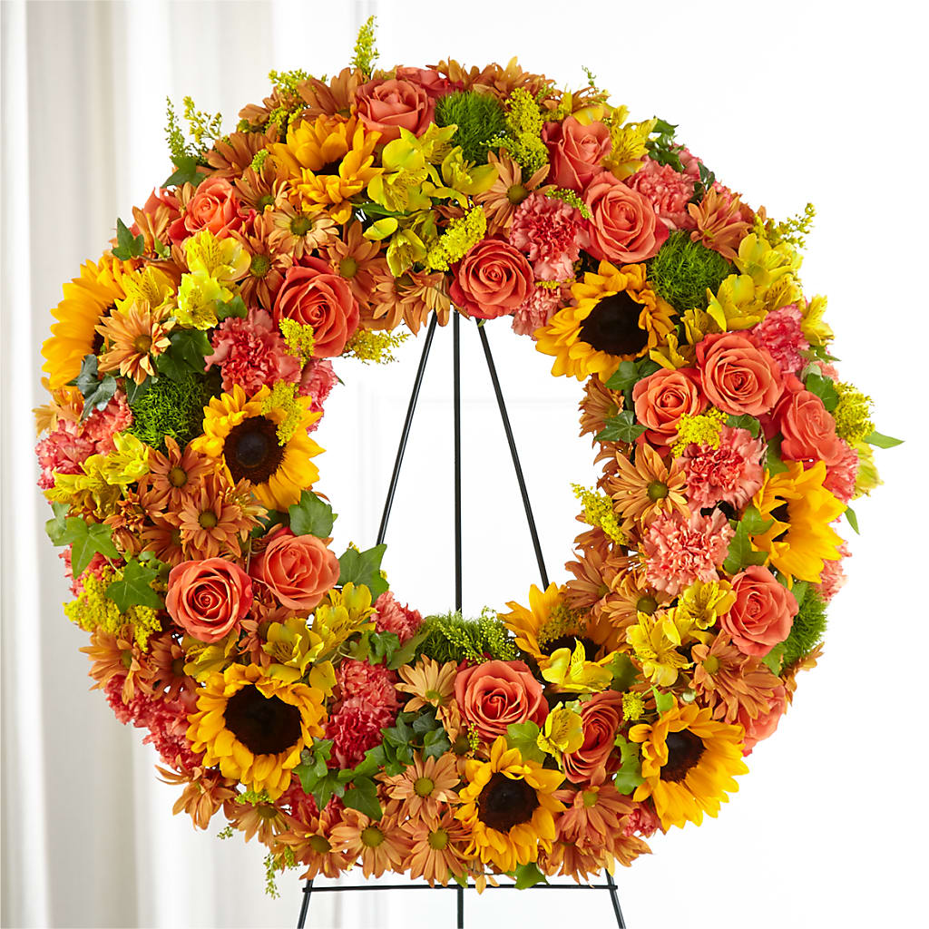 Autumnal Memories Wreath (Standard) – Seminole Florist, Seminole FL