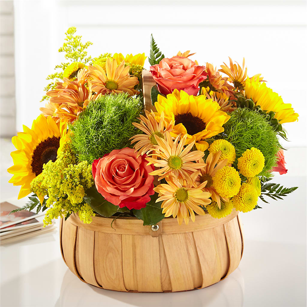 Harvest Sunflower Basket – Seminole Florist, Seminole FL