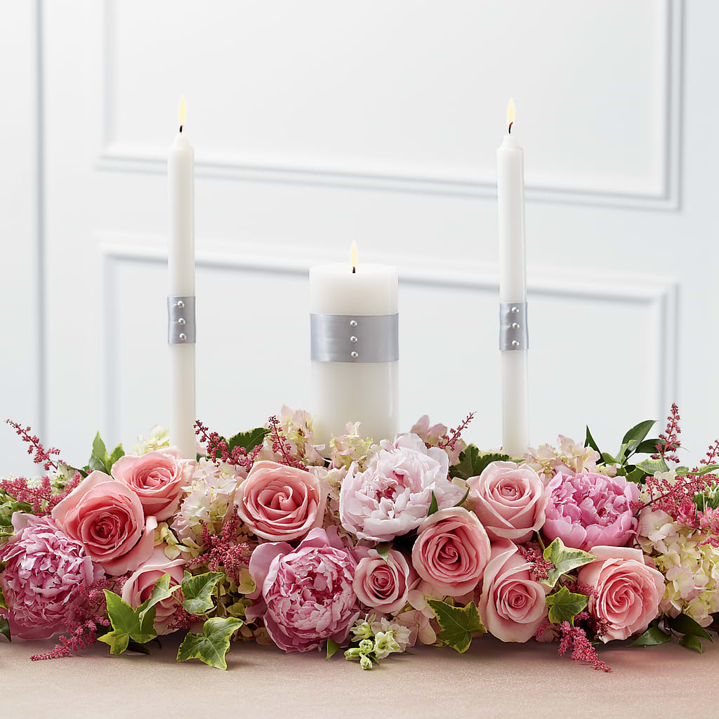 Worldwide Romance Unity Candle Arrangement – Seminole Florist, Seminole FL
