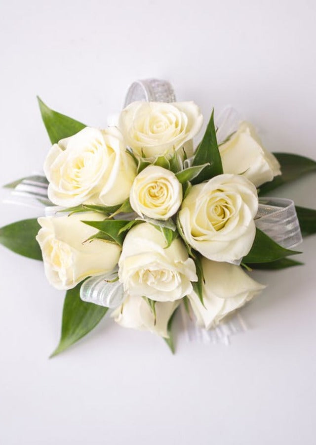 White Rose Corsage
