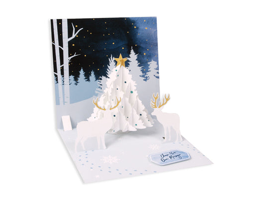 Midnight Tree Pop Up Christmas Card
