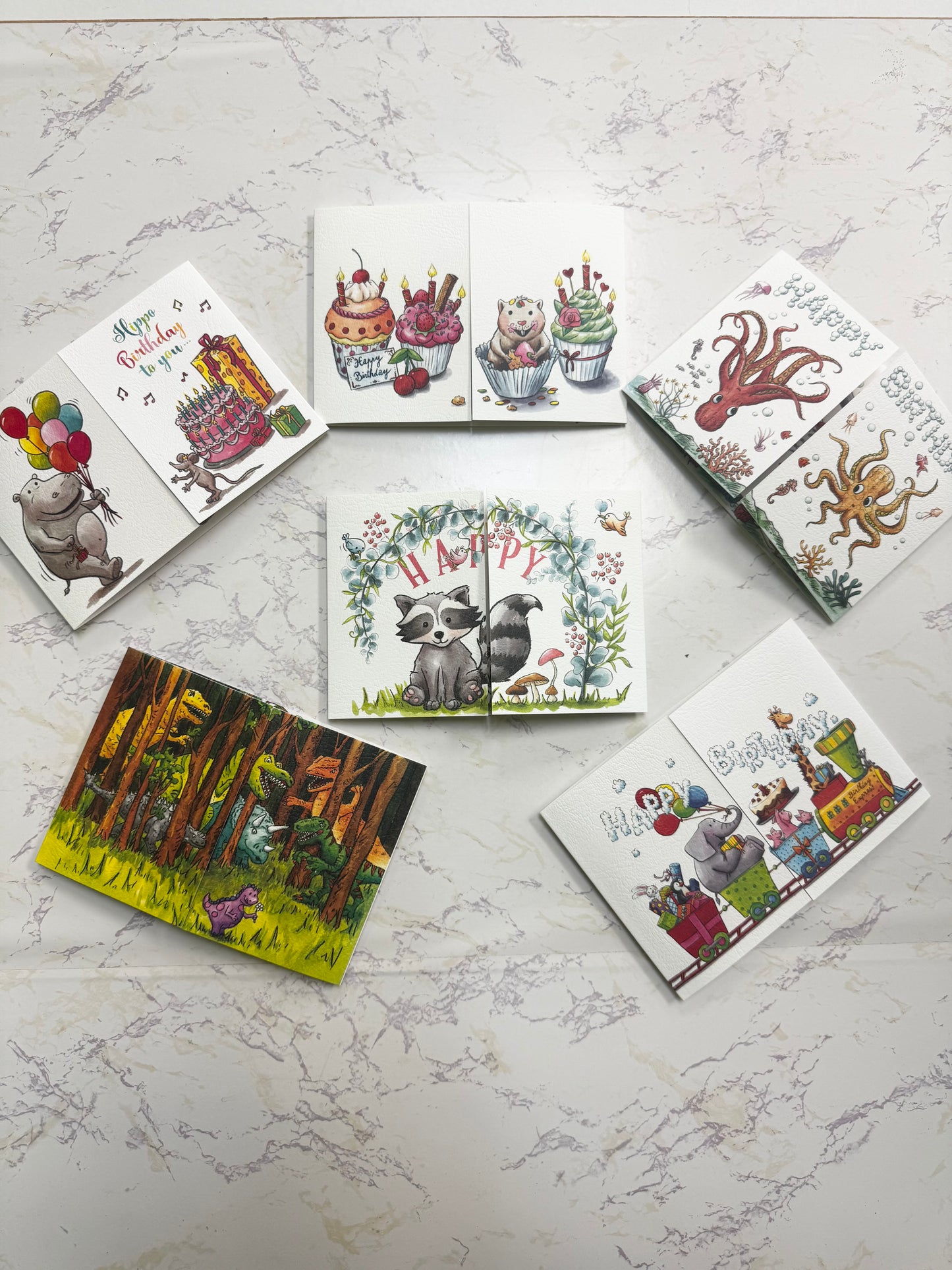 Assorted Animal Birthday Cards