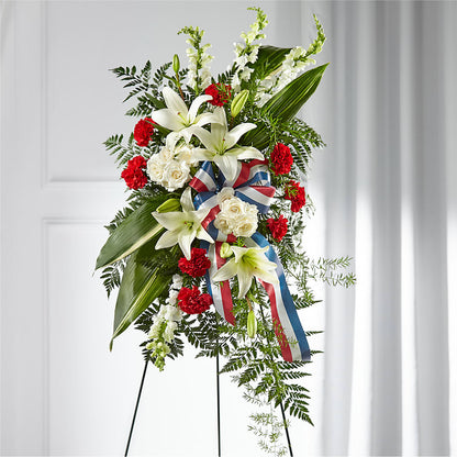 Stars of Life Standing Spray –  Seminole Florist, Seminole FL