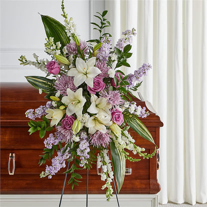 Grateful Hearts Standing Spray –  Seminole Florist, Seminole FL
