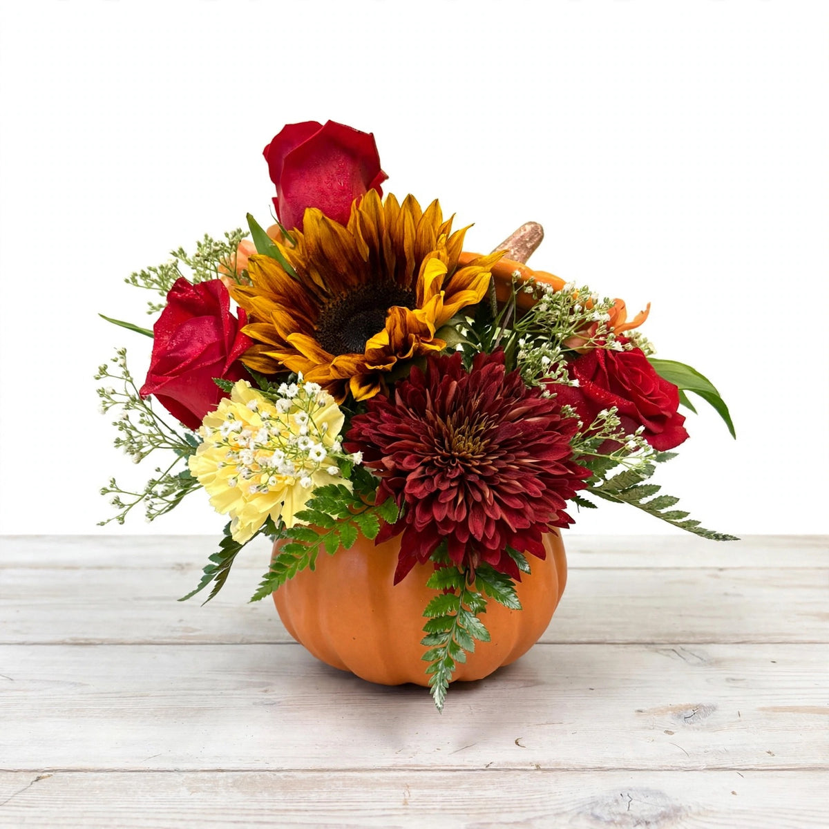 The Seminole Florist Pumpkin with lid –  Seminole Florist, Seminole FL