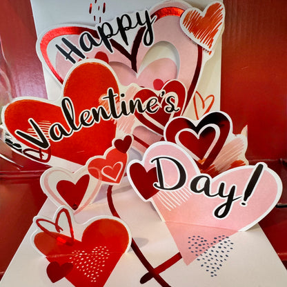 Valentine Pop Up Cards - Hearts –  Seminole Florist, Seminole FL